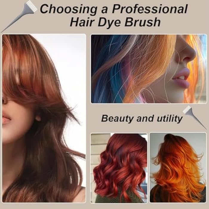 Hair Dye Brush - Hair Colouring Brush, For Even Coverage, Easy Application, Reusable Colouring Brush For Hair Dye, For Barbershop & Home Colouring - Image 2